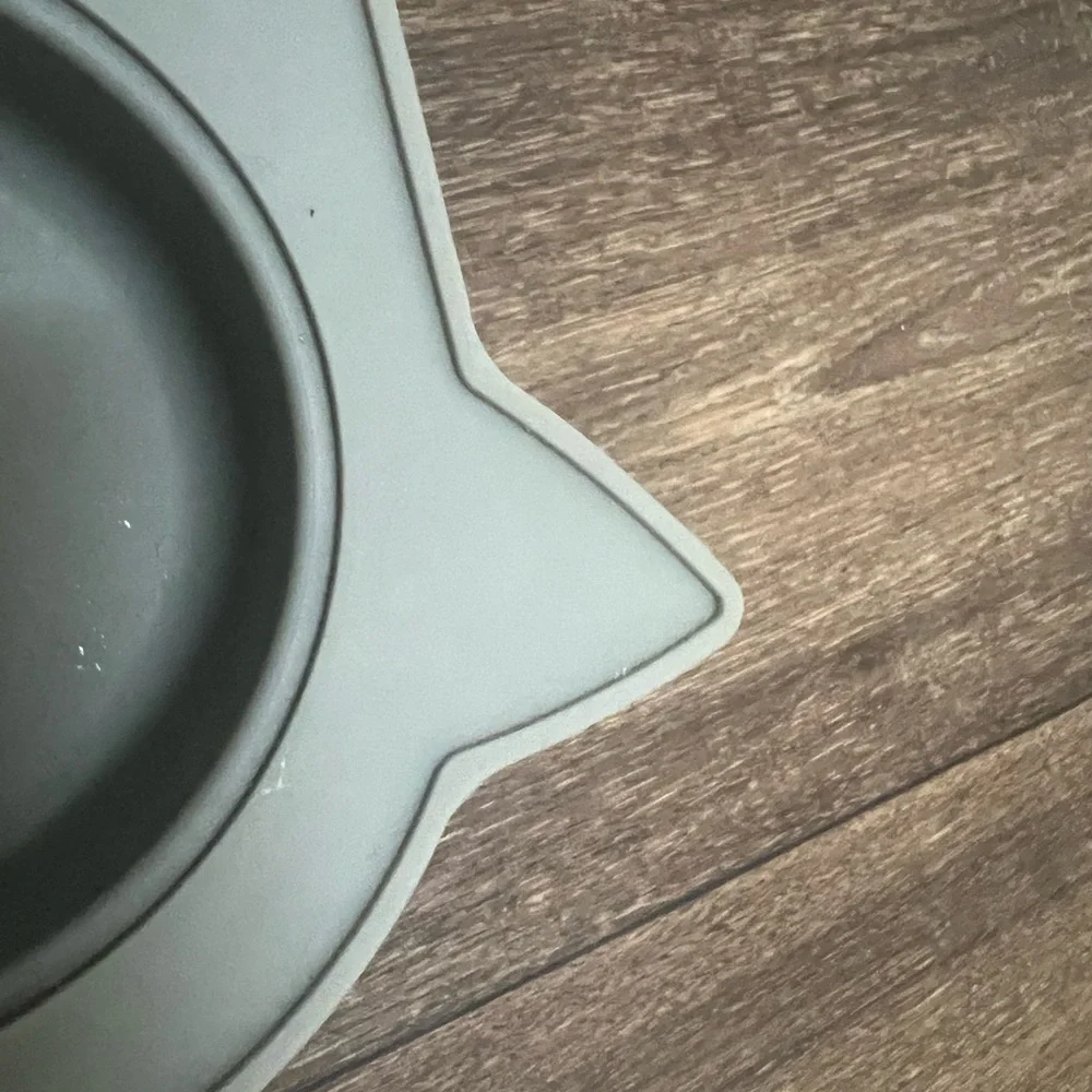 EveryYay Better Together Cat Face Double Silicone Diner for Cats